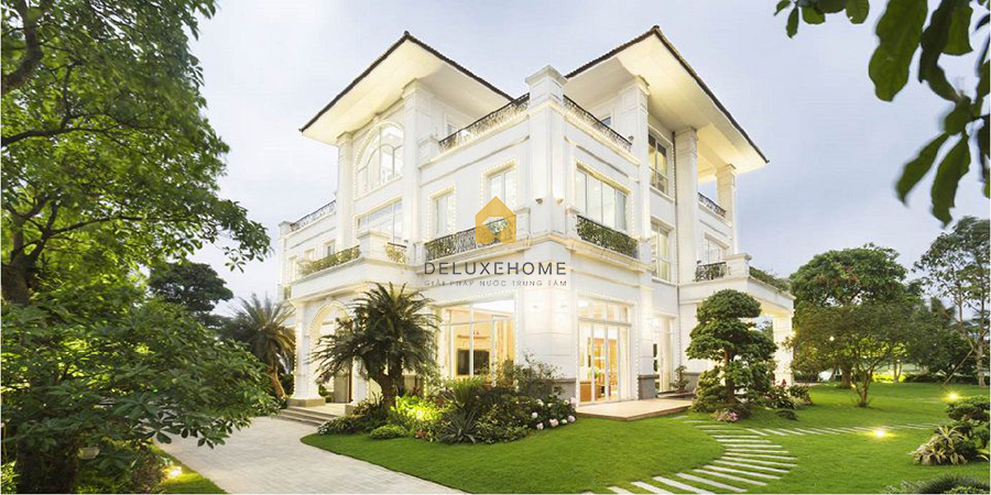 Tham quan thực tế công trình biệt thự cao cấp tại Hà Nội - Ảnh 2