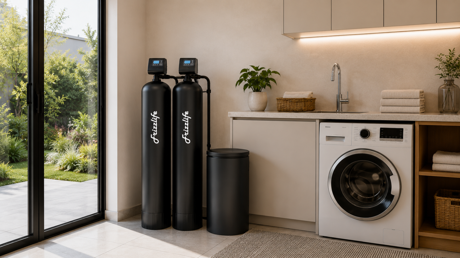 Lọc tổng toàn nhà USA Frizzlife lắp đặt tại biệt thự cao cấp
