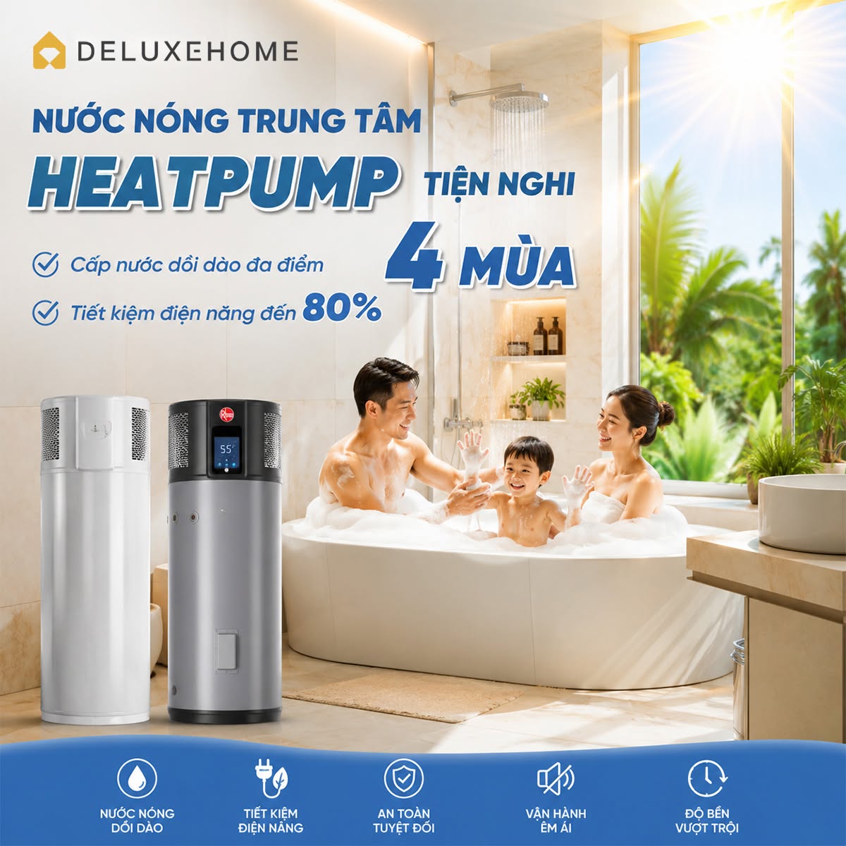 Hệ Thống Nước Nóng Trung Tâm: Giải Pháp Cấp Nước Nóng Toàn Diện Cho Nhà Phố, Biệt Thự - Ảnh 2