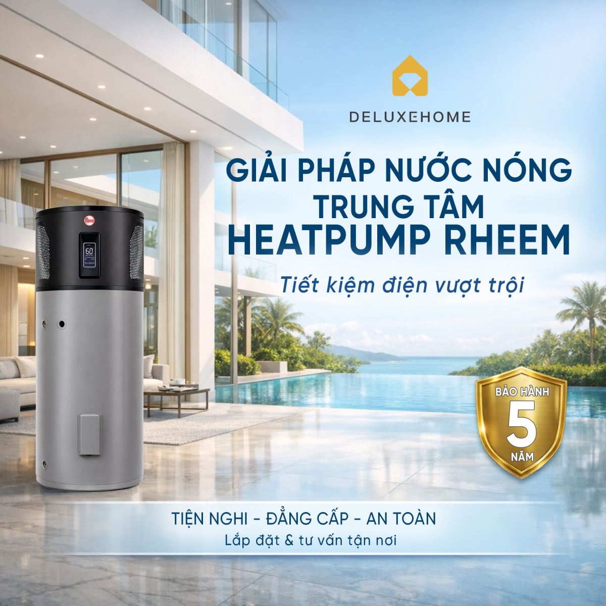 Hệ Thống Nước Nóng Trung Tâm: Giải Pháp Cấp Nước Nóng Toàn Diện Cho Nhà Phố, Biệt Thự - Ảnh 4