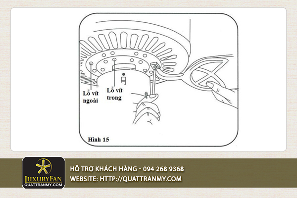 Hướng dẫn lắp đặt quạt minka 